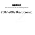 thumbnail image 2 of Transit Auto Front Disc Brake Rotors and Semi-Metallic Pads Kit for Car 2007-2009 Kia Sorento K8F-100508, 2 of 11