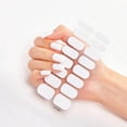 thumbnail image 3 of Tiras de parche de uñas de Gel semicurado transparente, lámpara de horneado UV/LED de Color puro, envolturas de esmalte de uñas, pegatina de Gel de cubierta completa, 16 puntas, 3 of 7