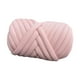thumbnail image 5 of Hilo grueso, hilo grueso voluminoso, hilo jumbo lavable tejido a mano de 500 g, para macramé, Rosa, 5 of 9