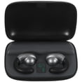 thumbnail image 1 of EeaseMX Auriculares inalámbricos de conducción ósea con gancho para la oreja, manos libres, deportivos y con base de carga (negros), 1 of 8
