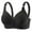 Black, variant on Busydd Plus Size Bras for Women Seamless Push Up Bra for Large Bust No Underwire Everyday Underwear Comfy Breathable Wireless Bras for Women