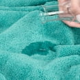 thumbnail image 6 of American Soft Linen Luxury Turkish Hand Towel Set, 100% Cotton 4 Piece Hand Face Towels for Bathroom and Kitchen, Turquoise, 6 of 9
