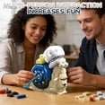 thumbnail image 5 of Anime Snail Phone Bug Building Kit 701 PCS Pirate Transponder Snail Model with Spotted Hat & Blue Shell Creative Cartoon Animal Figure Construction Toy, 5 of 7