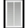 thumbnail image 1 of 14" X 25" Steel Return Air Filter Grille for 1" Filter - Removable Face/Door - HVAC Duct Cover - Flat Stamped Face -White [Outer Dimensions: 15.75w X 26.75h], 1 of 2