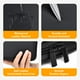 thumbnail image 4 of Bolsa organizadora de cables Miloocul de piel impermeable negra, 4 of 6