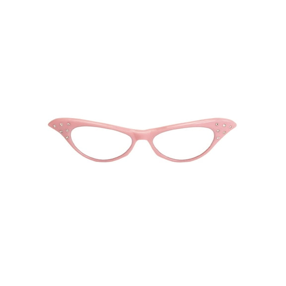 50s Pink Frame Glasses