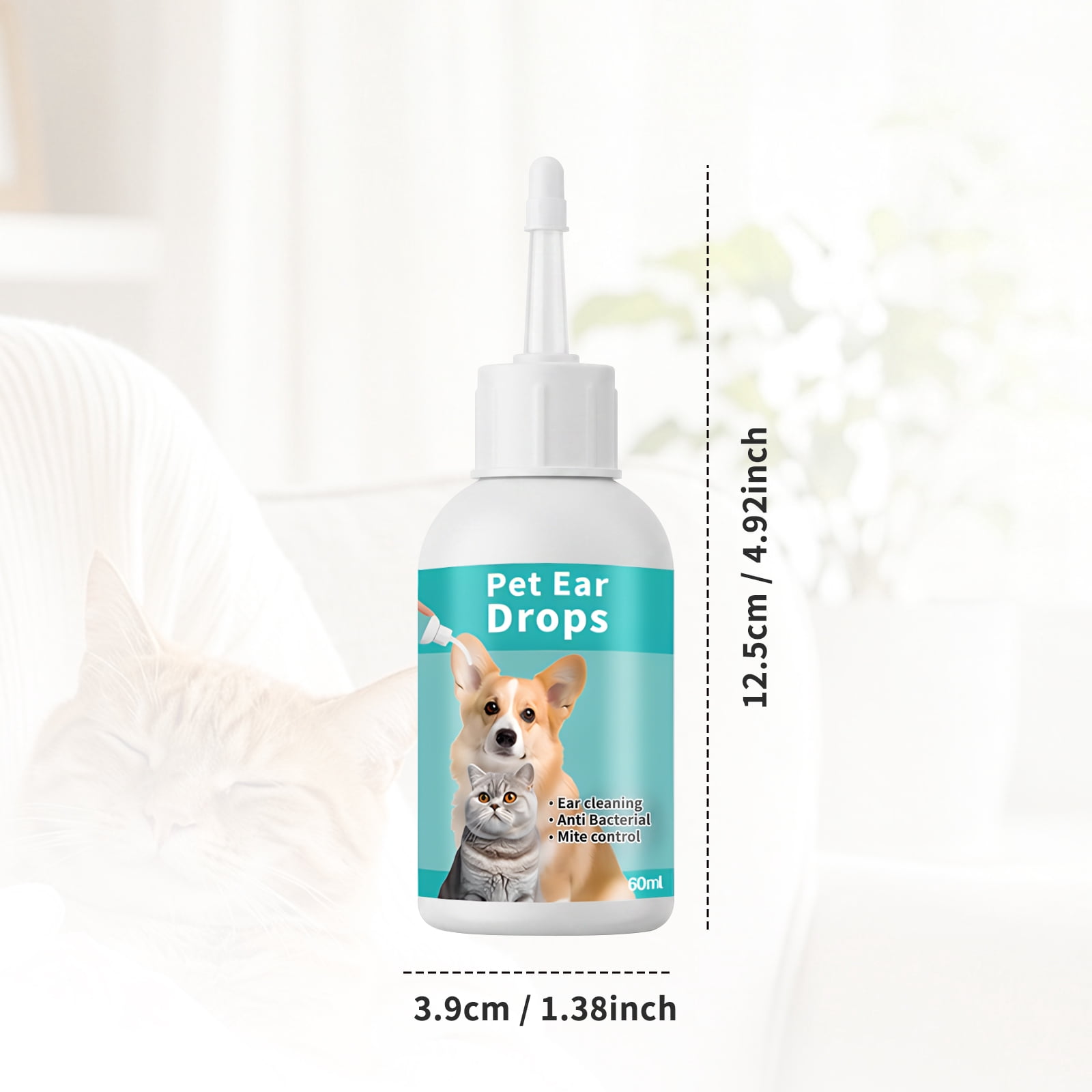 Pet Ear Drops for Dogs & Cats