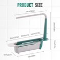 thumbnail image 6 of Onwddarefy Updated Telescopic Sink Storage Rack, Adjustable Length Sink Caddy Shelf, Multifunctional Drying Rack for Kitchen, 6 of 8
