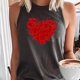 thumbnail image 4 of ICHUANYI Clearance Women's Sleeveless Summer Casual Tops Round Neck Printing Sleeveless Vest Tops(Gray, M) ICHUANYI WER2023081011812, 4 of 7