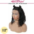 thumbnail image 2 of 4x4 Short Bob Body Wave Lace Front Wigs Human Hair For Women Nature Black Hd Transparent Lace, 2 of 10