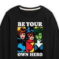 thumbnail image 3 of Marvel - Be Your Own Hero - Toddler And Youth Long Sleeve Graphic T-Shirt, 3 of 5