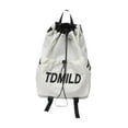 thumbnail image 2 of TISHITA Sac à Dos à Cordon Grande Capacité Mode Sac de Sport pour Gym Magasinage Extérieur Blanc, 2 of 8