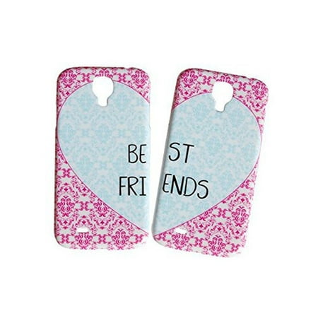 Set Of Heart Best Friends Phone Cover For The Samsung Galaxy S7 Edge Case For iCandy (Best Samsung S7 Edge Case Uk)