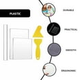 thumbnail image 3 of MasteelfCA 1 Set 5Pcs Clay Sculpting Tools Plastic Scraper Acrylic Sheet Clay Roller, 3 of 8