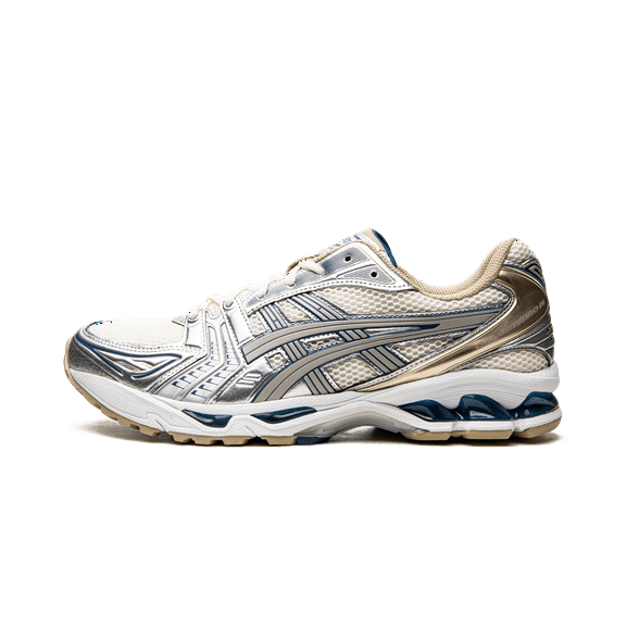 ASICS MENS GELKAYANO 14 "Cream / Pure Silver" 1201A019 105 from Stadium Goods