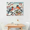 thumbnail image 2 of COMIO  Wall Art Canvas Prints - Morning Birds Picture Painting - Modern Wall Artwork Framed for Gifts Bathroom Home Kitchen Office Decor, 2 of 4