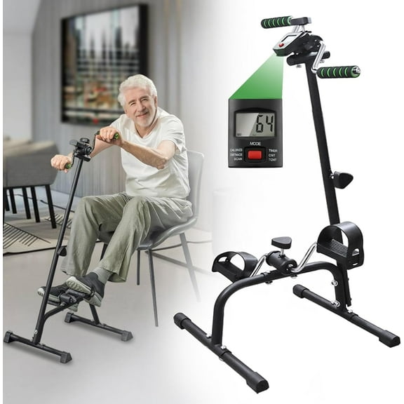 Pedal Exerciser for Seniors Exercise Bike for Seniors Elderly Exercise Equipment Hand Arm Leg and Knee Peddler Bike for Senior