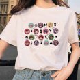 thumbnail image 3 of Camiseta con estampado divertido de Bungou Stray Dogs para mujer, Top Harajuku, camiseta informal básica con cuello redondo, camiseta de manga corta para niña, envío directo, 3 of 5