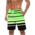 thumbnail image 1 of Pantalones Cortos de Cintura Elástica para Hombre con Bolsillos Pantalones de Playa de Impresión de Moda Casual para Hombres, Tela de Poliéster para Uso Diario Al Aire Libre de Primavera Y Verano, 1 of 5