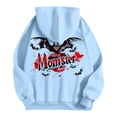 thumbnail image 5 of WEAIXIMIUNG Chandail en Molleton de Maternité à Capuche Imprimé pour Femmes en Automne et Hiver, 5 of 5