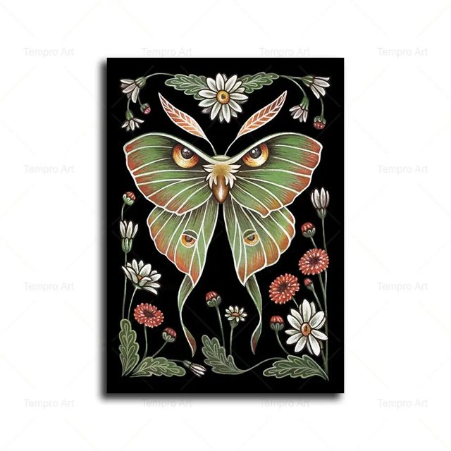 Pintura en lienzo de arte Retro, cuadro de insecto, murciélago, pavo real, pájaro, miel, abeja, polilla, camaleón, Possum, Rana, póster, imagen para habitación de niños, decoración de pared del hogar