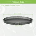 thumbnail image 6 of Unique Bargains 4 Pcs Universal 3 Inch Speaker Grills Mesh for Audio Subwoofer 84x6.5mm Grille without Frame Black, 6 of 8