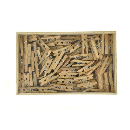 UPC 780578708163 product image for Mini Wooden Clothespins, 1-Inch, 144-Count, Natural | upcitemdb.com