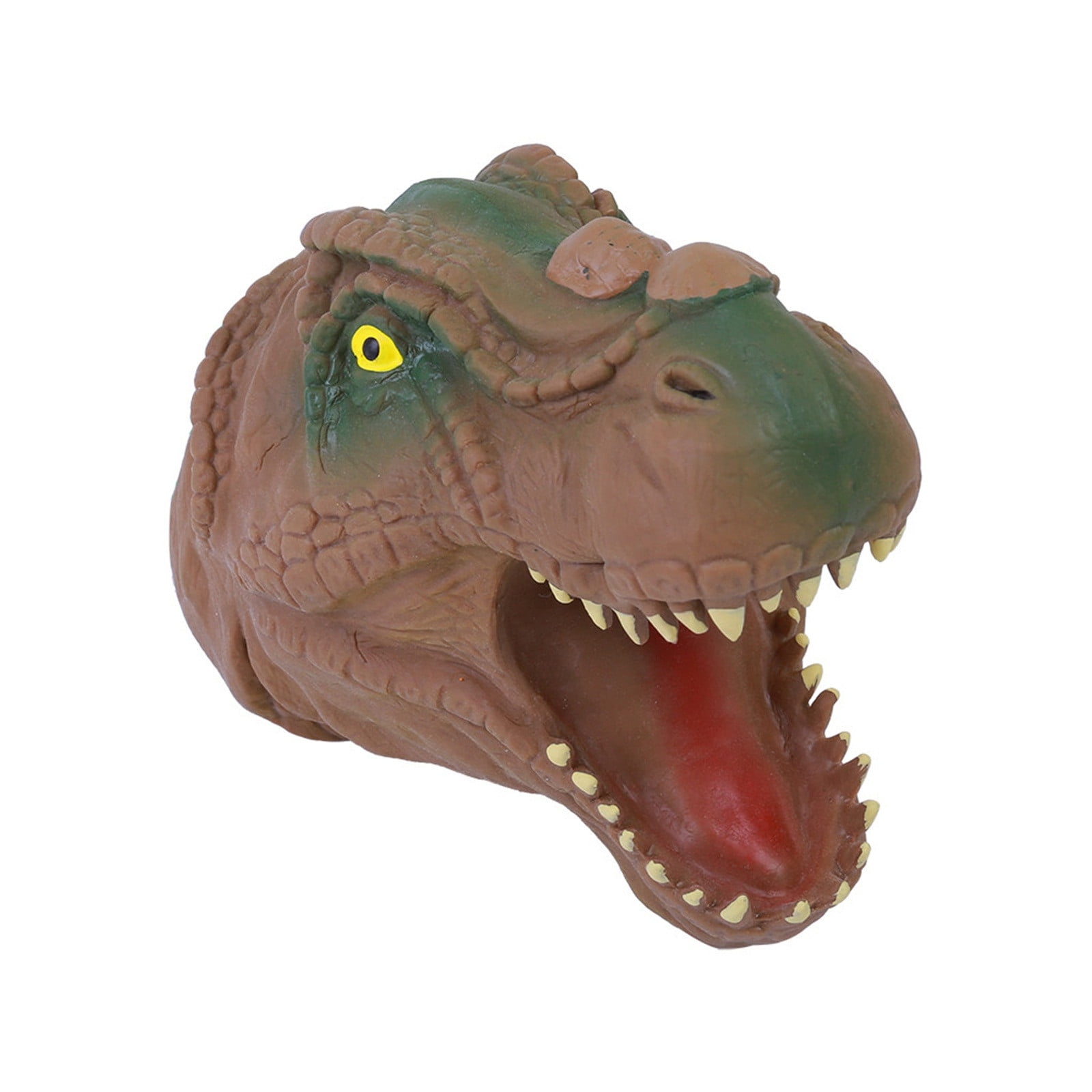 Dinosaur Hand Puppet Carnotaurus Dinosaur Realistic Soft Plastic Toy for Kids 