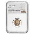 thumbnail image 1 of 1916-D Mercury Dime Good-4 NGC, 1 of 3