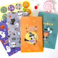 thumbnail image 3 of 24pcs Halloween Candy Paper Bags With Stickers Pumpkin Ghost Treat Or Trick Case, 3 of 5