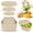 3 Pack - Yellow, variant on PETGLE Silicone Food Storage Lunch Bento Box Set of 3 Reusable Nesting Containers with Lids BPA Free Dishwasher Microwave Oven Freezer Safe Leakproof (6.7oz, 10oz, 20oz)