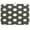 Black &White Polka Dot Designed, variant on Kitchen Drying Mat Super Absorbent Heat Resistant Reversible & Foldable With Hanging Loop Elegant&sophisticated