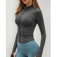 thumbnail image 1 of Chamarra Deportiva Mujer Ajuste Slim Chaqueta Para Mujer Talla XL Modelo Gris, 1 of 4