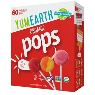YumEarth Organic Pops, Vitamin C, Assorted Flavors, 3.5 lbs