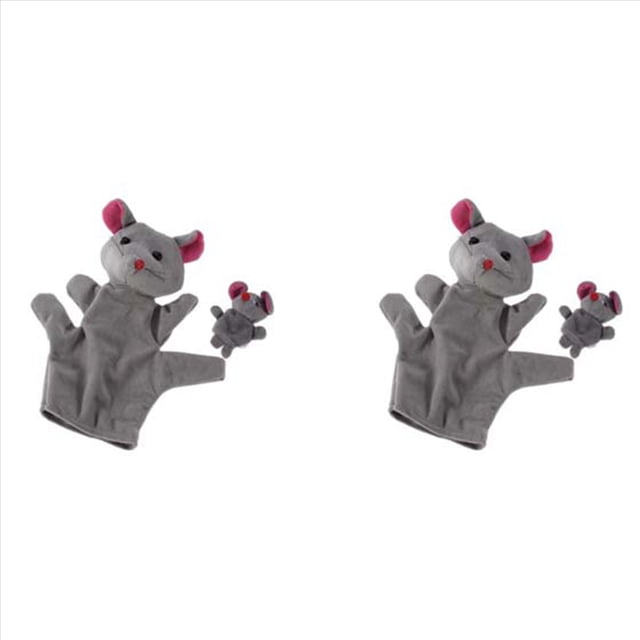 2X Marioneta de Dedo del Raton