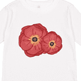 thumbnail image 4 of Inktastic Red Poppy Flowers Boys or Girls Long Sleeve Toddler T-Shirt, 4 of 5
