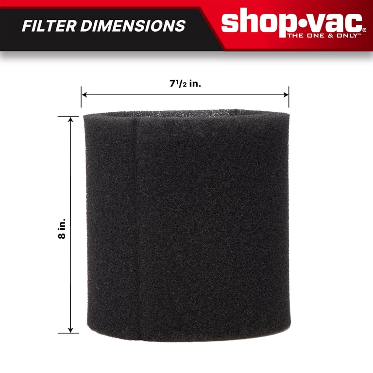 Shop-Vac, Large Foam Sleeve, 90585, for Wet Water Debris - Walmart.com
