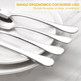 thumbnail image 4 of Juego De Cubiertos De Acero Inoxidable De 60 Piezas Lab.G, plata, 4 of 5