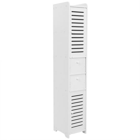 Family Room Cabinets And Shelves HERCHR Corner Rack, Wood Plastic Board Corner Cabinet Bathroom Fashionable Storage Shelf Rack Room Organizer, Bathroom Corner Rack, Bathroom Cabinet ()
