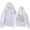 White, variant on Women's Hoodies Sweatshirts Double Printed Long Sleeve Hoodie with Cap Strap Pocket for Autumn or Winter Dreams White S