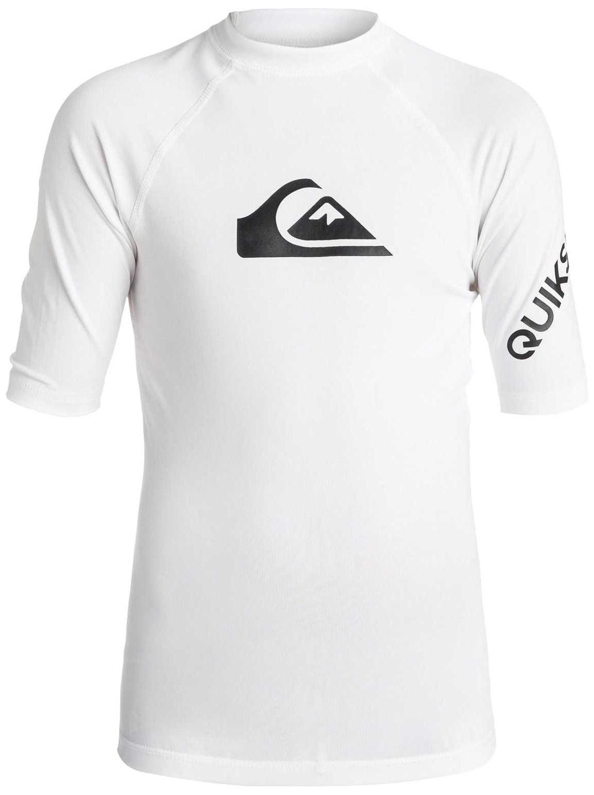 Quiksilver Quiksilver Boys' All Time Rash Guard (White, XL) Walmart