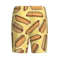 thumbnail image 5 of Naloa Hot Dogs Men's Short Pajama Pants, Lounge Comfort Shorts with Elasticized Waistband and Side Pockets - XX-Large, 5 of 9