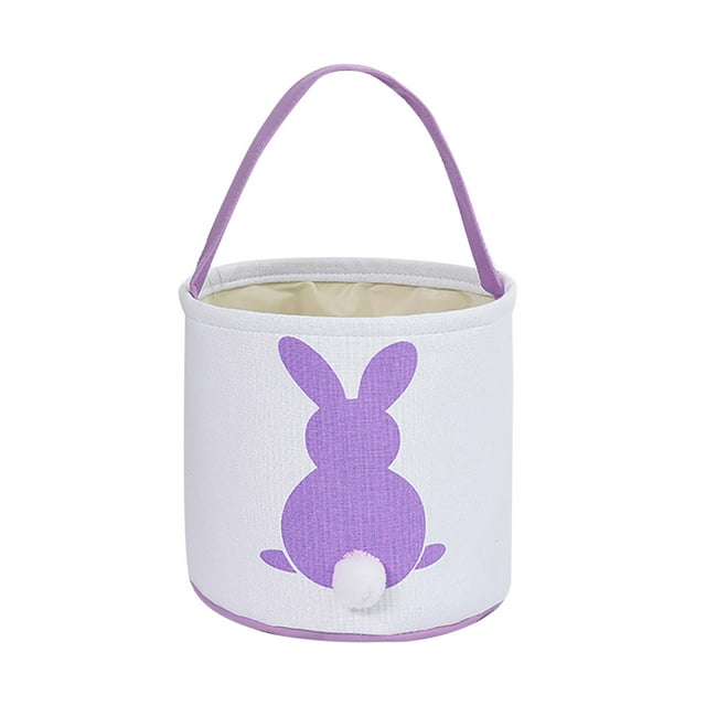 Panier Animal Mignon de Rangement Textile pour la Maison à Moins de 10, Lapin de Fête, Lapin Imprimé, Sac en Toile pour Transporter des Bonbons, Cadeau