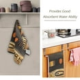 thumbnail image 5 of 2-Piece Polyester cotton Towel Set Absorbent Patterns in African Art Hand Towel Bath Towel Soft and Comfortable Machine Wash 28.3x14.4, 5 of 7