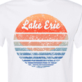 thumbnail image 4 of Inktastic Lake Erie Distressed Retro Sunset T-Shirt, 4 of 5