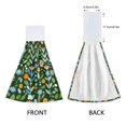 thumbnail image 3 of Yayeee Kitchen Hanging Hand Towels Set of 2 with Loop Bathroom Absorbent Tie Towel, Flourish Flowers Pattern, 3 of 7