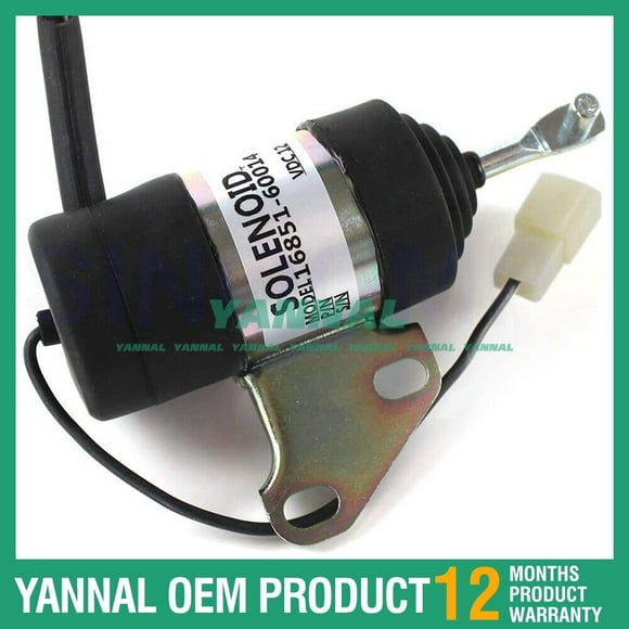 Fuel shut-off solenoid valve 16851-60014 for Kubota BX24D BX25 BX1500D X1800D BX1830D-
