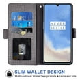 thumbnail image 2 of OnePlus 7T Case, iCoverCase Genuine Leather Wallet Case Slim Fit Folio Book Design with Stand and Card Slots Flip Case Cover for OnePlus 7T (Pink), 2 of 5