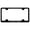 Black, variant on Pontiac Laser Etched Logo Wide Body License Plate Frame (Chrome)