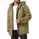 thumbnail image 4 of Abrigo de invierno cálido INSPIRE CHIC para hombres, forrado de felpa, grueso, con capucha, chaqueta 2XL amarillo verde, 4 of 6